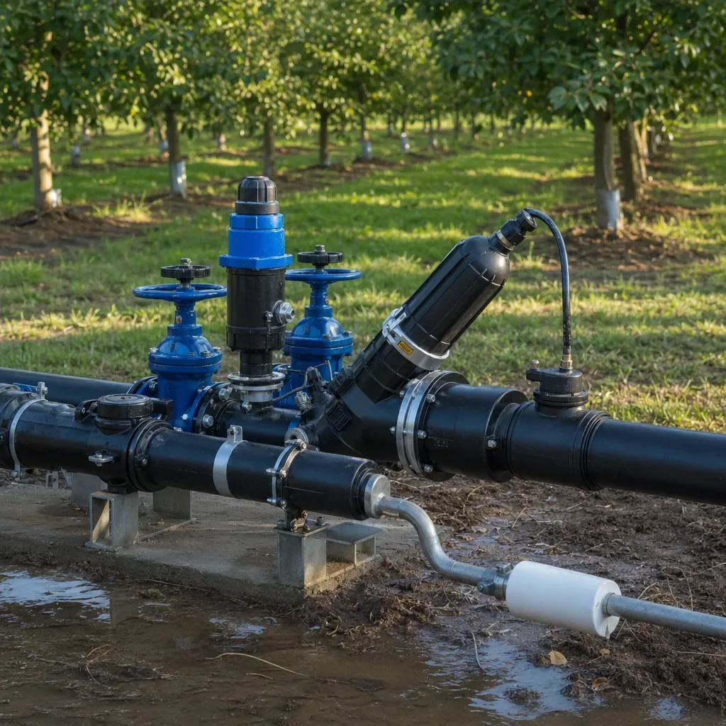 Upgraded pipework and fittings for rural water infrastructure